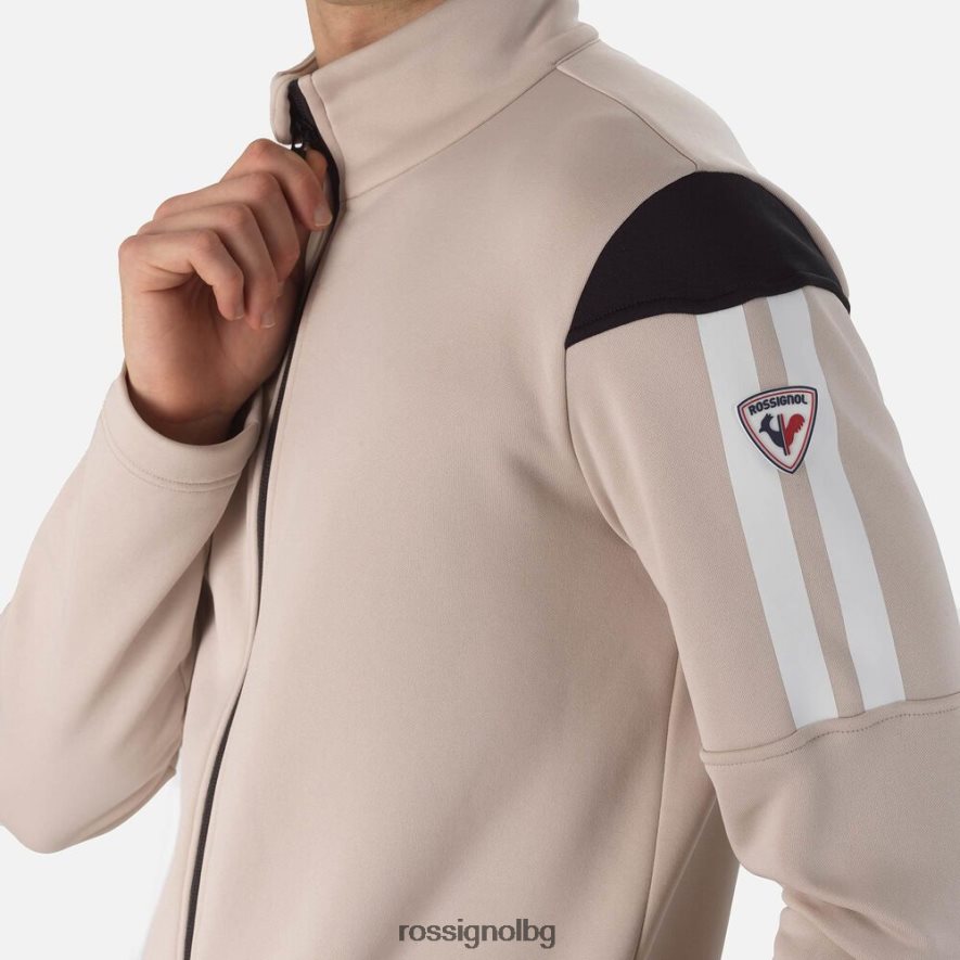 бг Rossignol мъже въздушен среден слой с пълен цип див гълъб 68DD2T520 върхове