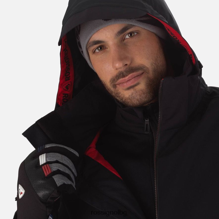 бг Rossignol мъже въздушно ски яке черен 68DD2T654 върхове