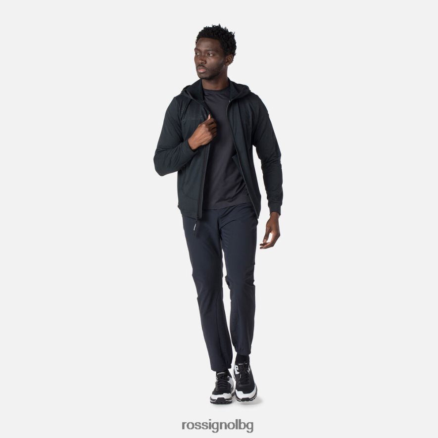 бг Rossignol мъже еко суичър с цял цип черен 68DD2T483 върхове