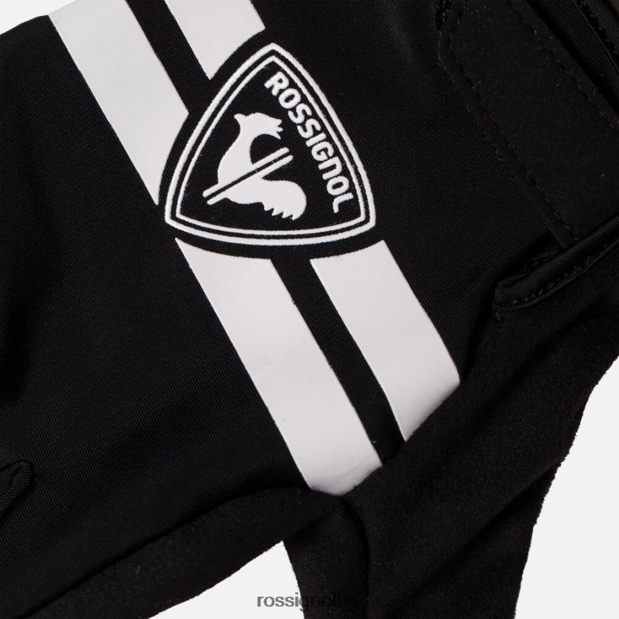 бг Rossignol мъже еластични ръкавици за колоездене черен 68DD2T113 аксесоари