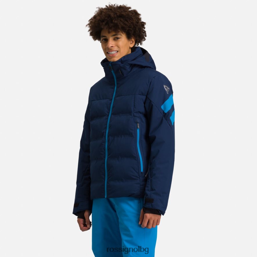 бг Rossignol мъже заминаване ски яке тъмно синьо 68DD2T130 върхове