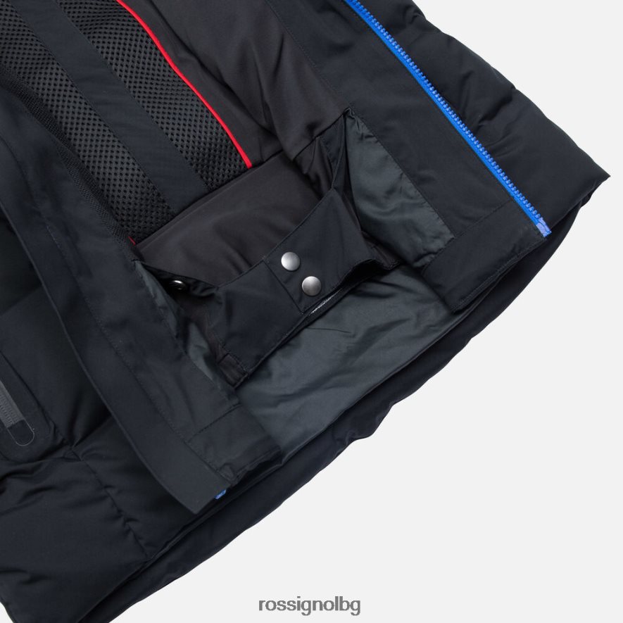 бг Rossignol мъже заминаване ски яке черен 68DD2T156 върхове