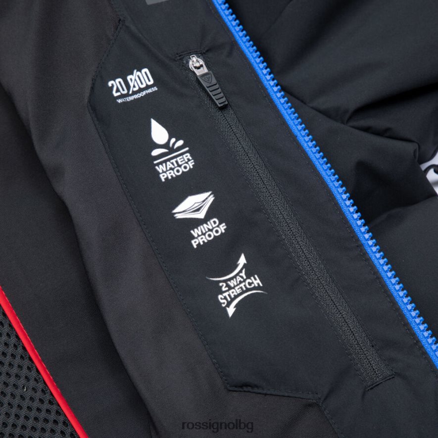 бг Rossignol мъже заминаване ски яке черен 68DD2T156 върхове
