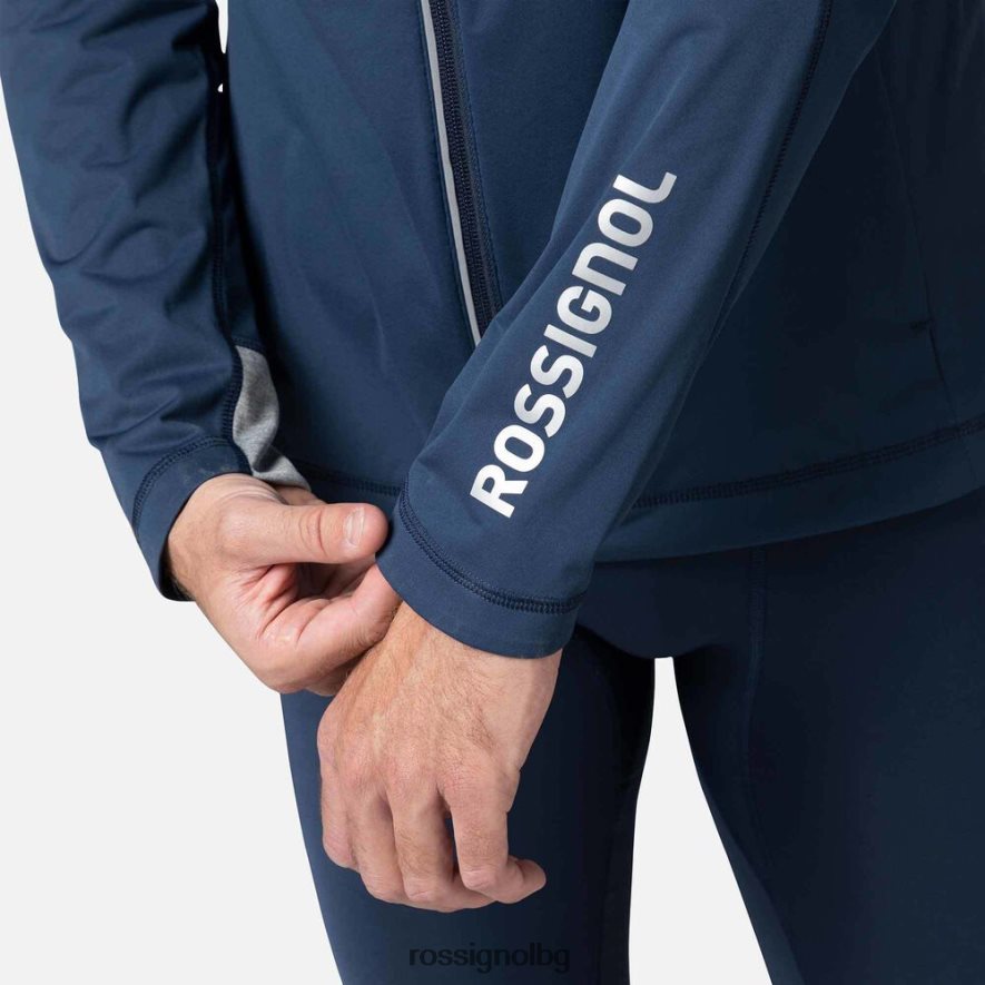 бг Rossignol мъже излято яке тъмно синьо 68DD2T553 върхове