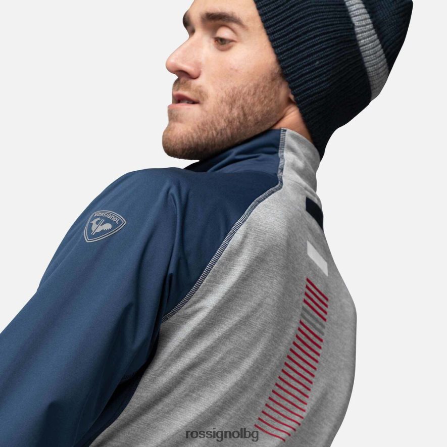 бг Rossignol мъже излято яке тъмно синьо 68DD2T553 върхове