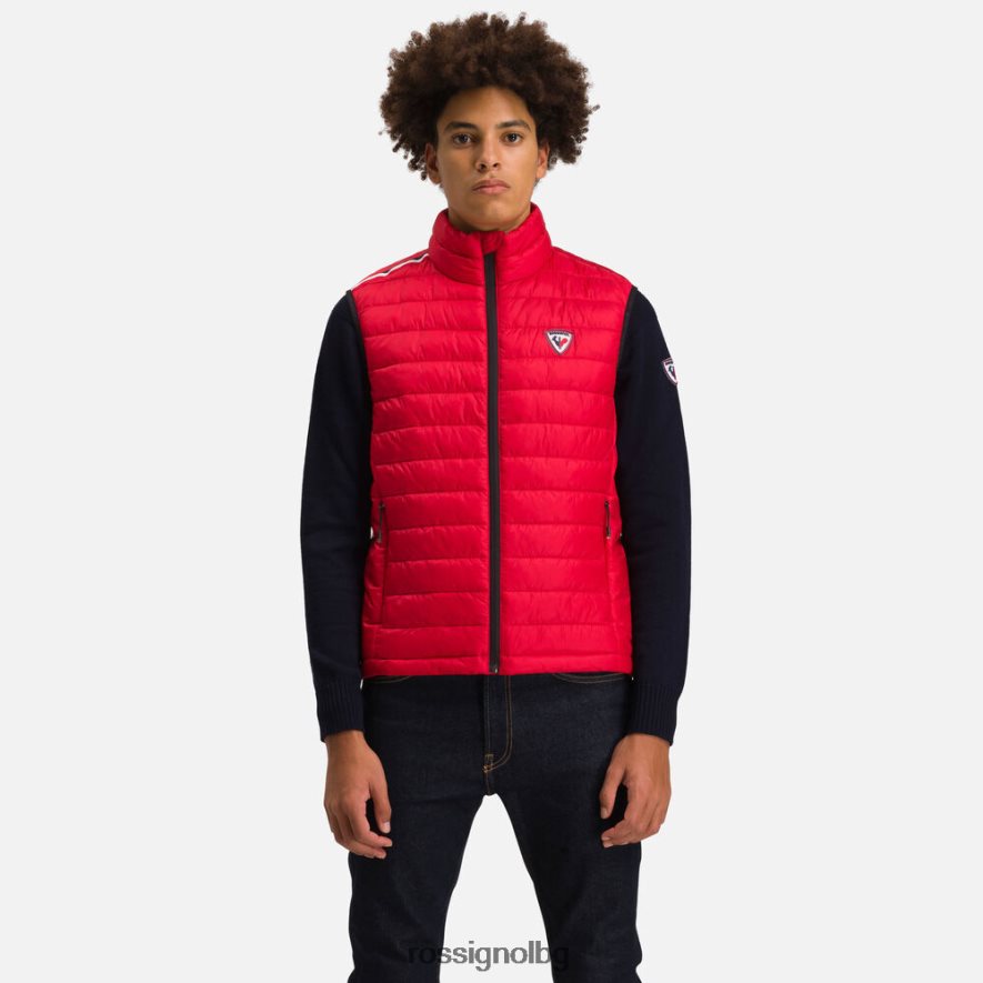 бг Rossignol мъже изолирана жилетка 180гр кармин 68DD2T500 върхове