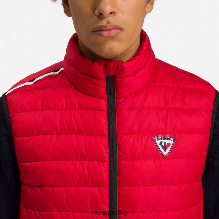 бг Rossignol мъже изолирана жилетка 180гр кармин 68DD2T500 върхове