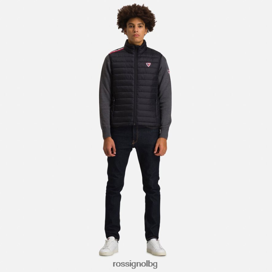 бг Rossignol мъже изолирана жилетка 180гр черен 68DD2T578 върхове