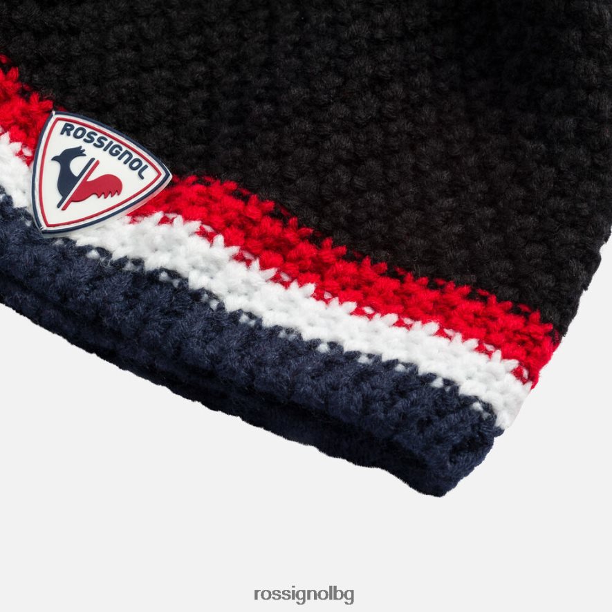 бг Rossignol мъже кил шапка черен 68DD2T631 аксесоари