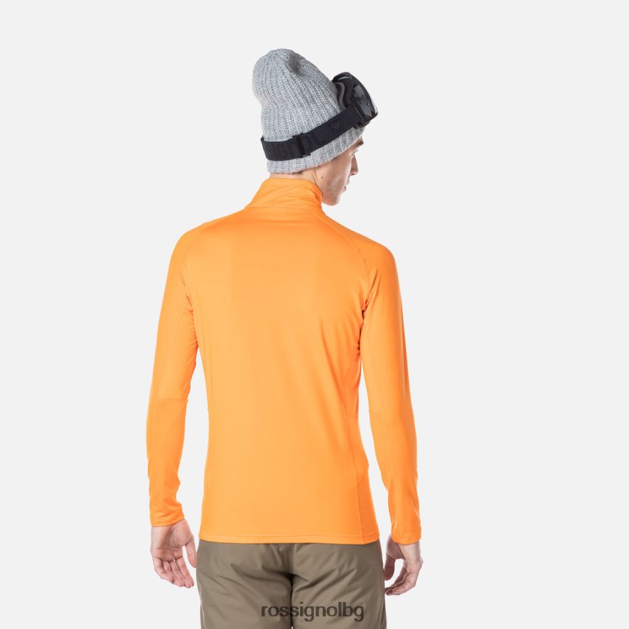 бг Rossignol мъже класическа горна част с основен слой с половин цип сигнал 68DD2T450 върхове