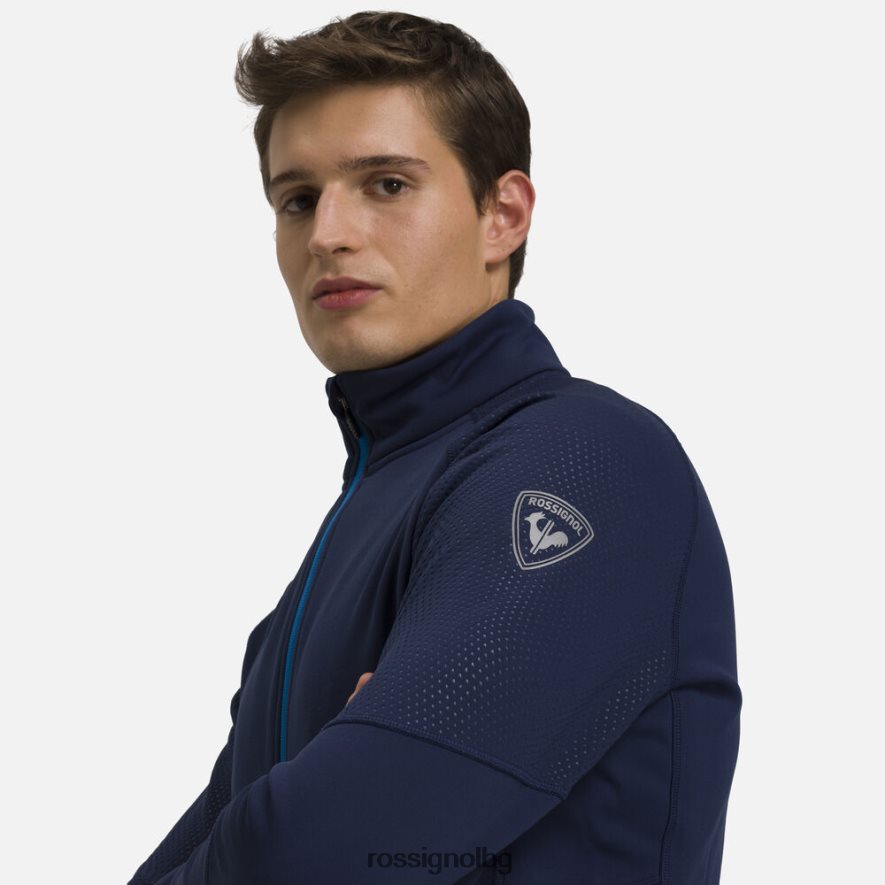 бг Rossignol мъже класически климатичен слой тъмно синьо 68DD2T644 върхове