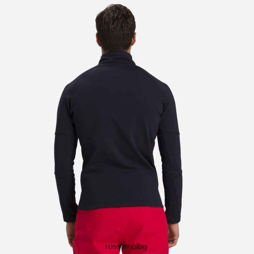 бг Rossignol мъже класически климатичен слой черен 68DD2T59 върхове