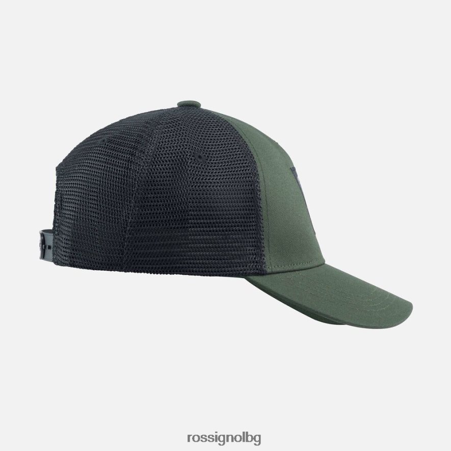 бг Rossignol мъже корпоративна мрежеста шапка абаносово зелено 68DD2T122 аксесоари