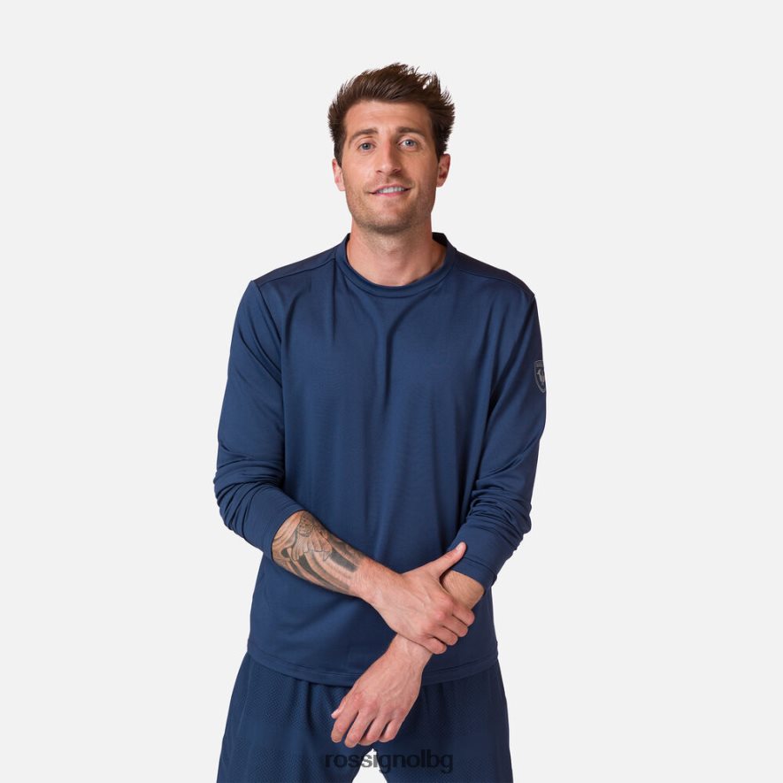 бг Rossignol мъже лек междинен слой тъмно синьо 68DD2T502 върхове