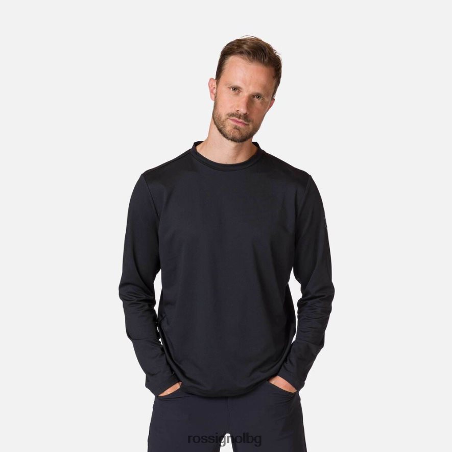 бг Rossignol мъже лек междинен слой черен 68DD2T401 върхове