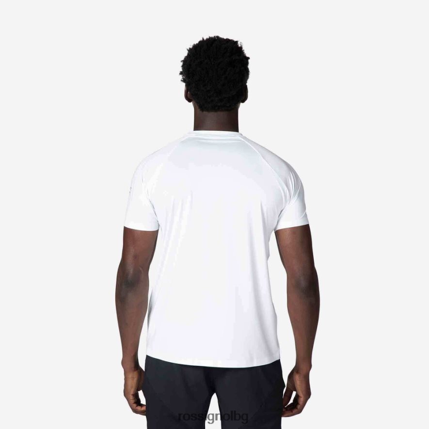 бг Rossignol мъже лека дишаща тениска бяло 68DD2T56 върхове