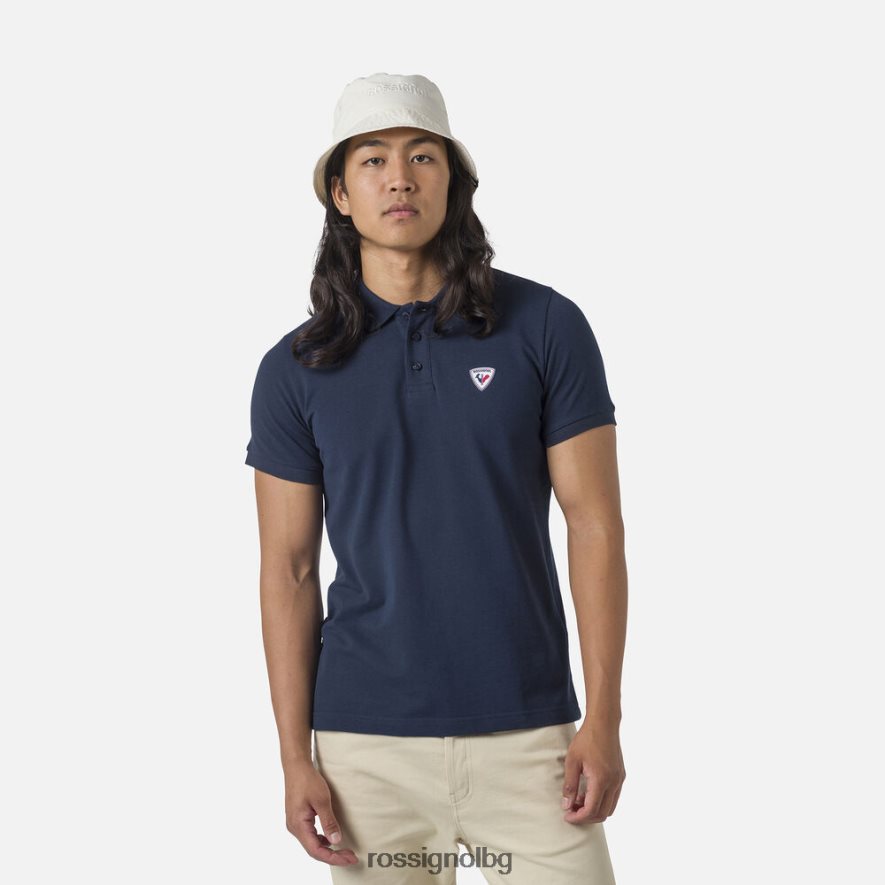 бг Rossignol мъже лого поло тъмно синьо 68DD2T290 върхове