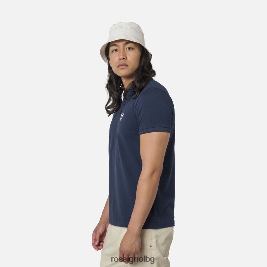 бг Rossignol мъже лого поло тъмно синьо 68DD2T290 върхове
