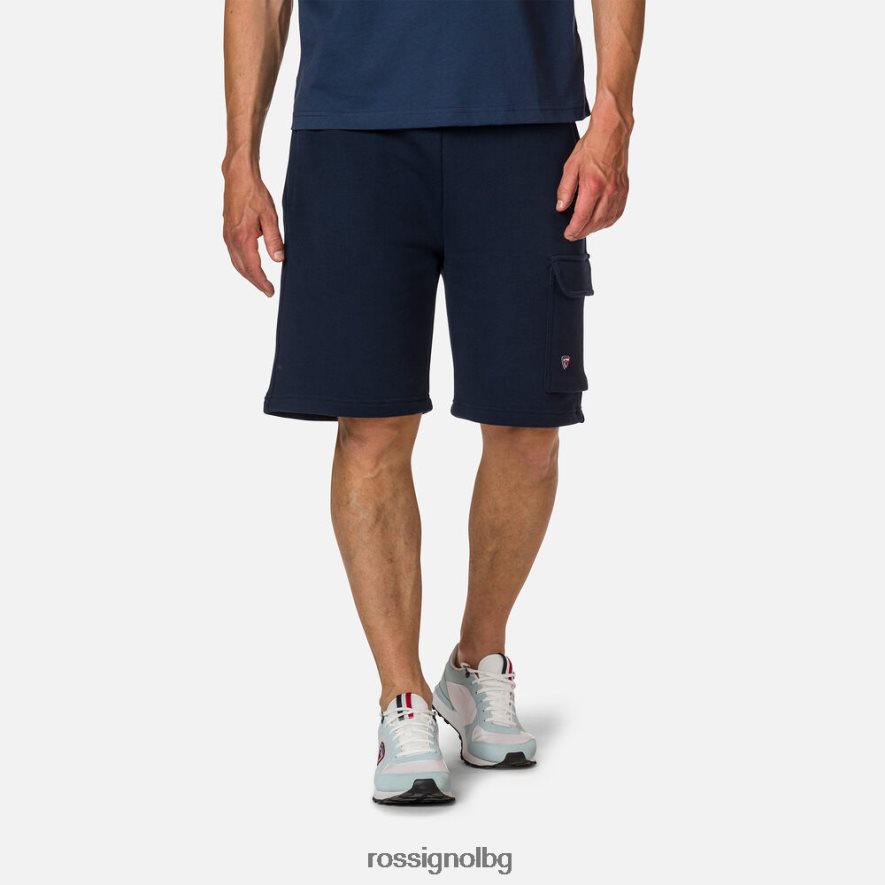 бг Rossignol мъже памучни удобни шорти тъмно синьо 68DD2T132 дъна
