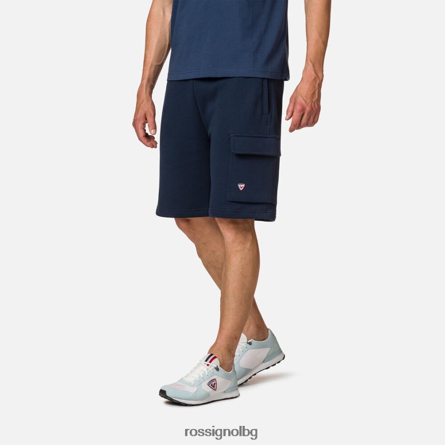 бг Rossignol мъже памучни удобни шорти тъмно синьо 68DD2T132 дъна