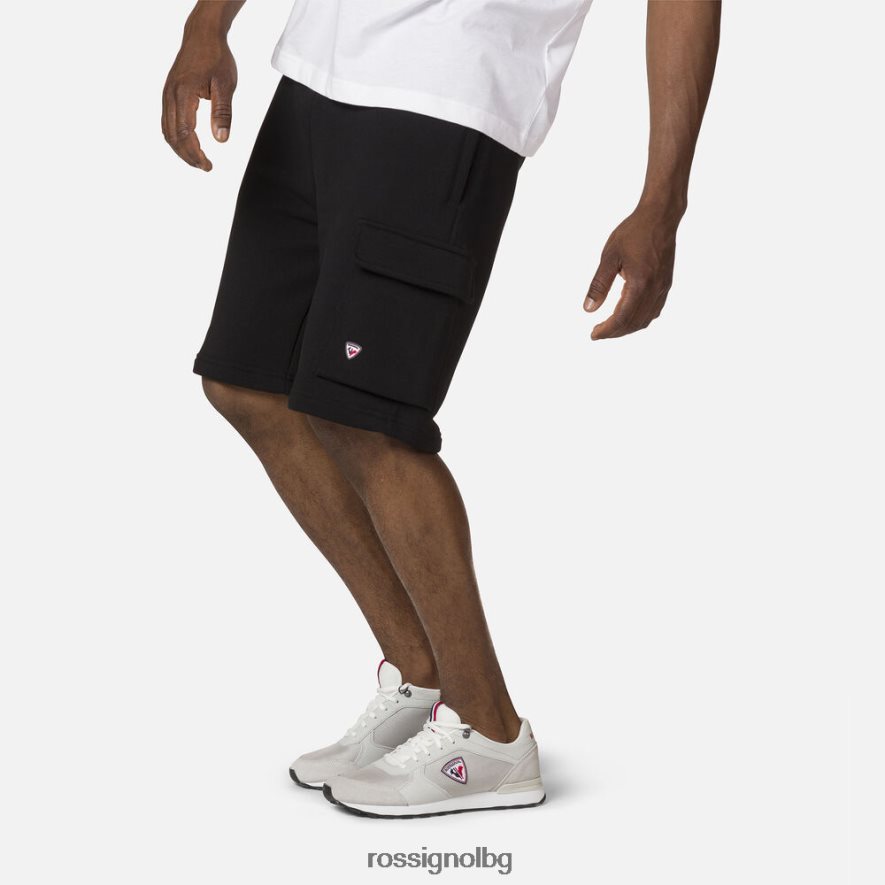 бг Rossignol мъже памучни удобни шорти черен 68DD2T104 дъна