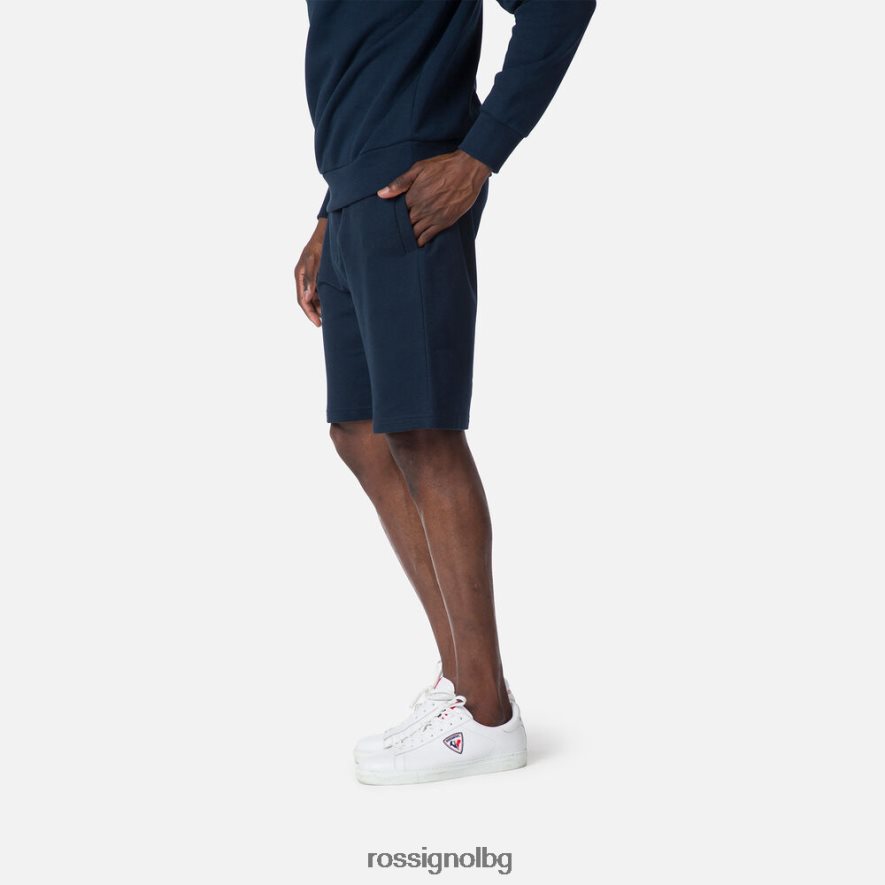 бг Rossignol мъже памучни шорти с лого тъмно синьо 68DD2T464 дъна