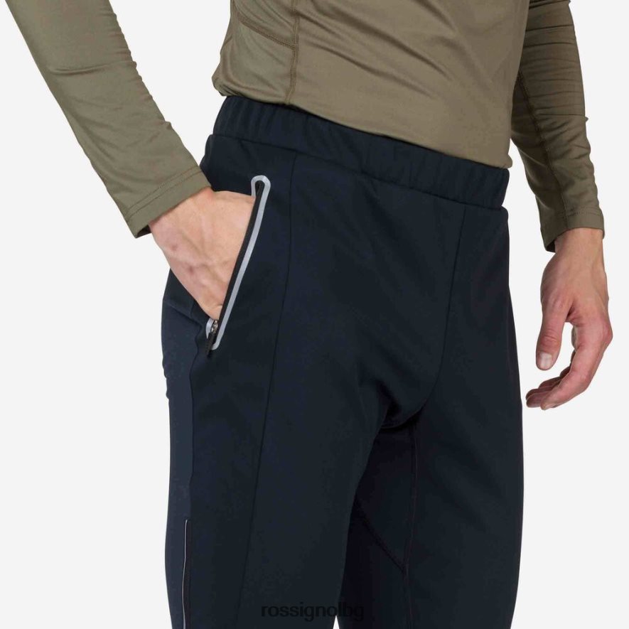 бг Rossignol мъже панталон софт шел черен 68DD2T274 дъна