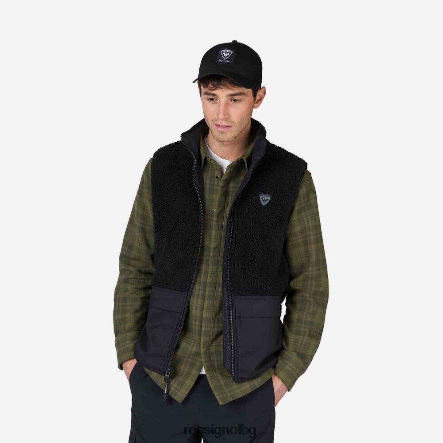 бг Rossignol мъже поларена жилетка черен 68DD2T314 върхове