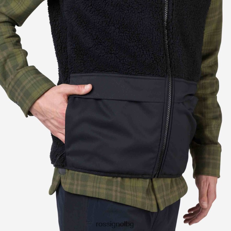 бг Rossignol мъже поларена жилетка черен 68DD2T314 върхове