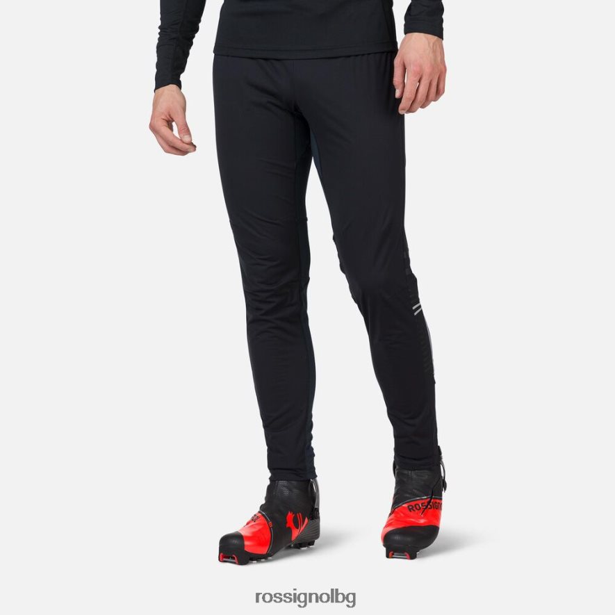 бг Rossignol мъже преливен панталон черен 68DD2T263 дъна