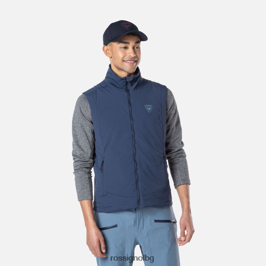 бг Rossignol мъже противоположна жилетка тъмно синьо 68DD2T406 върхове
