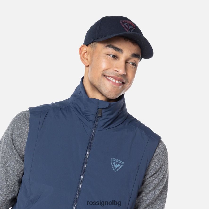 бг Rossignol мъже противоположна жилетка тъмно синьо 68DD2T406 върхове