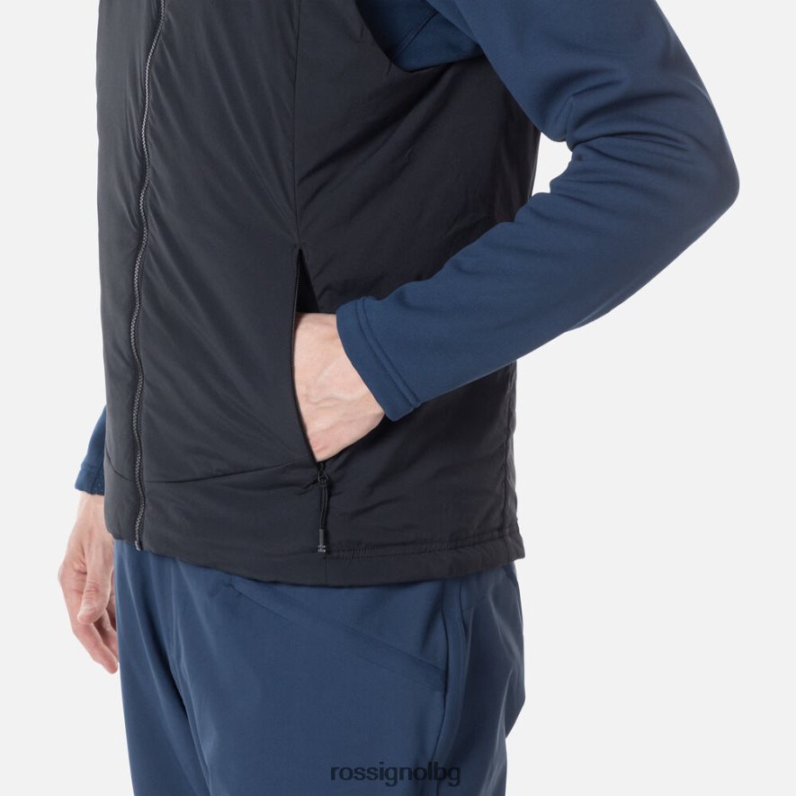 бг Rossignol мъже противоположна жилетка черен 68DD2T343 върхове