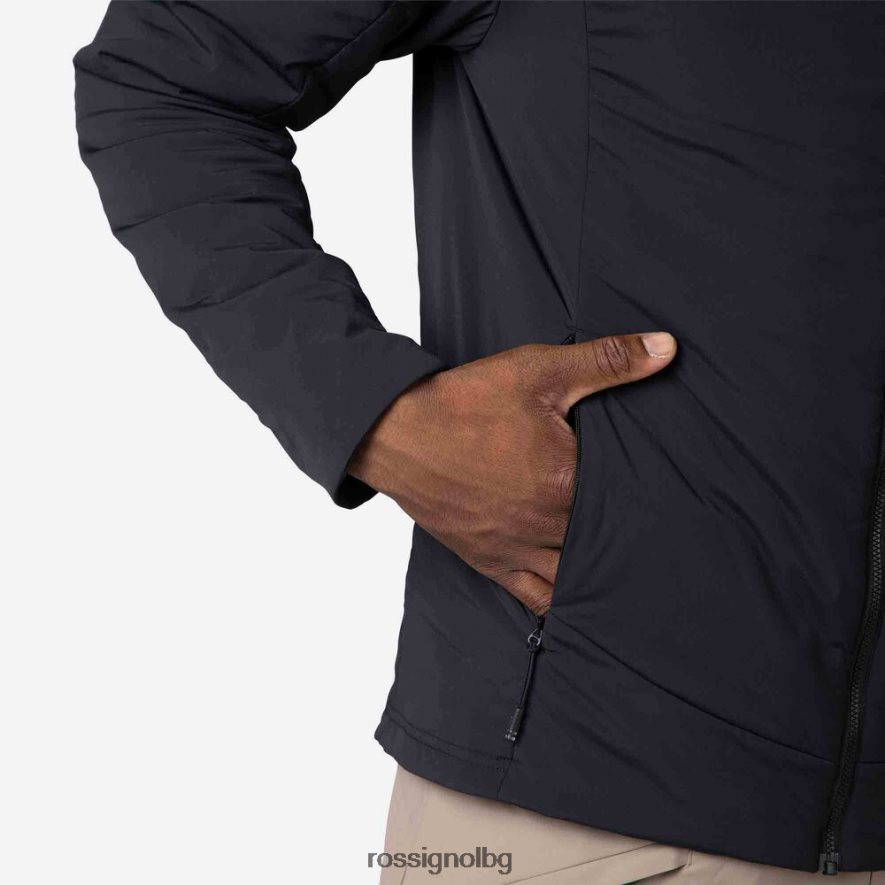 бг Rossignol мъже противоположно яке с качулка черен 68DD2T205 върхове