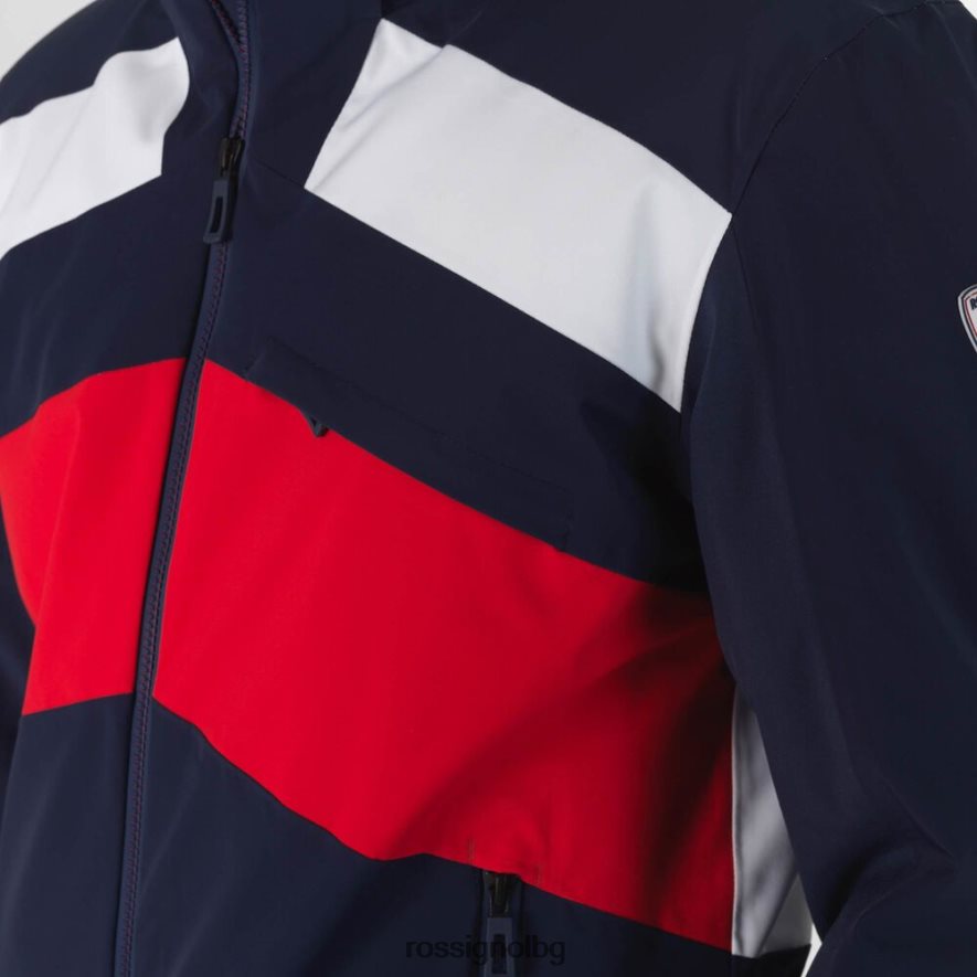 бг Rossignol мъже реагира мериносово ски яке тъмно синьо 68DD2T181 върхове