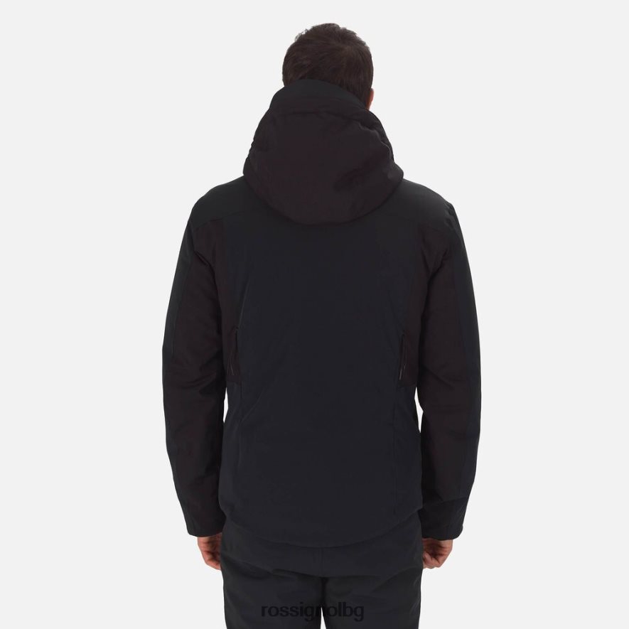 бг Rossignol мъже реагира мериносово ски яке черен 68DD2T599 върхове
