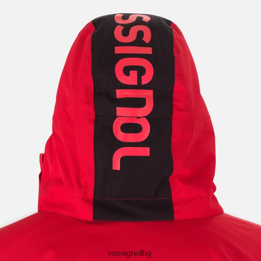 бг Rossignol мъже ски яке controle спортно червено 68DD2T594 върхове