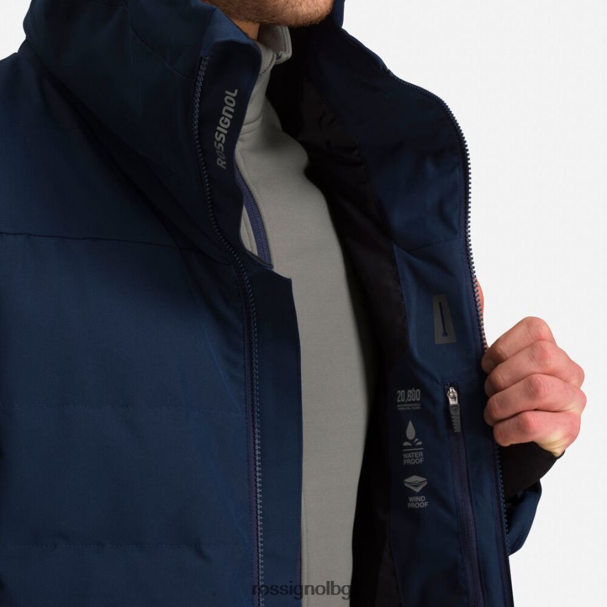 бг Rossignol мъже ски яке rapide тъмно синьо 68DD2T161 върхове