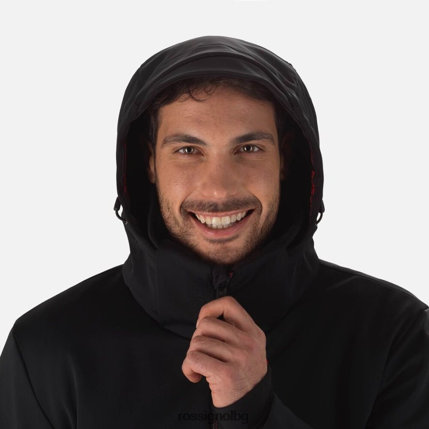 бг Rossignol мъже софтшел плоско ски яке черен 68DD2T636 върхове