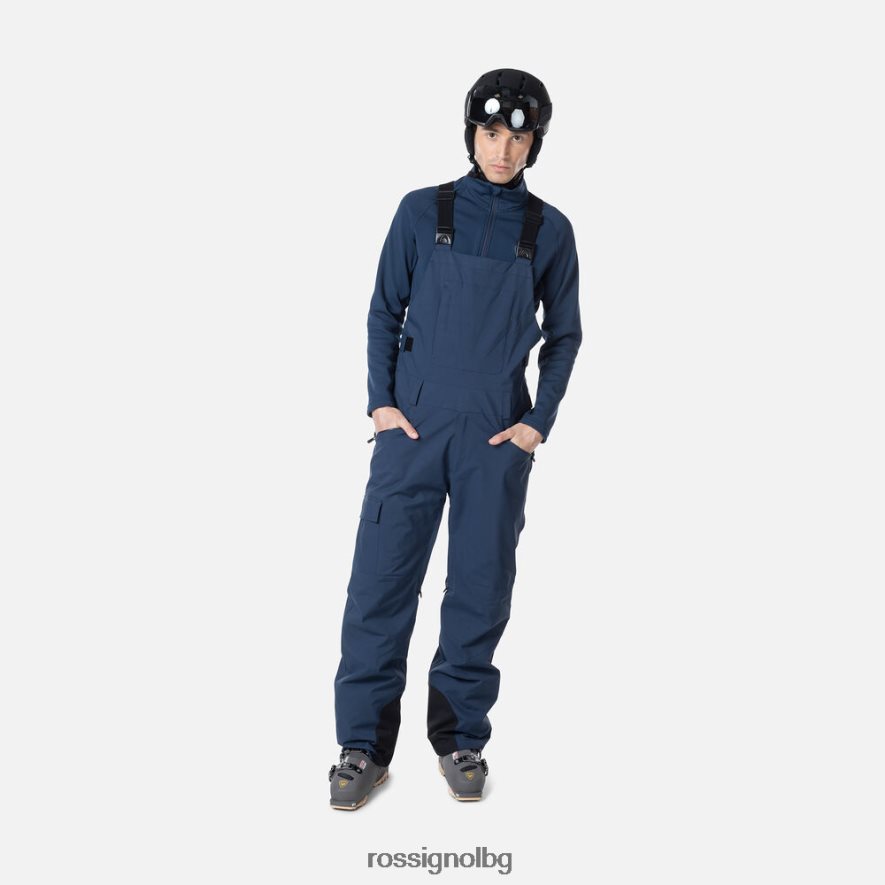 бг Rossignol мъже спокойни панталони с лигавник тъмно синьо 68DD2T363 дъна