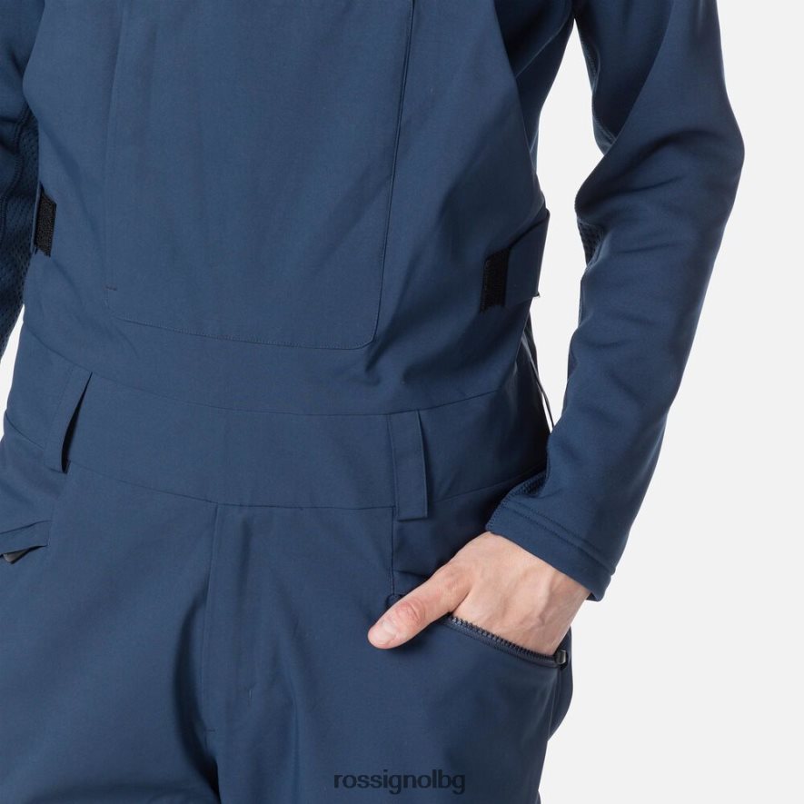 бг Rossignol мъже спокойни панталони с лигавник тъмно синьо 68DD2T363 дъна