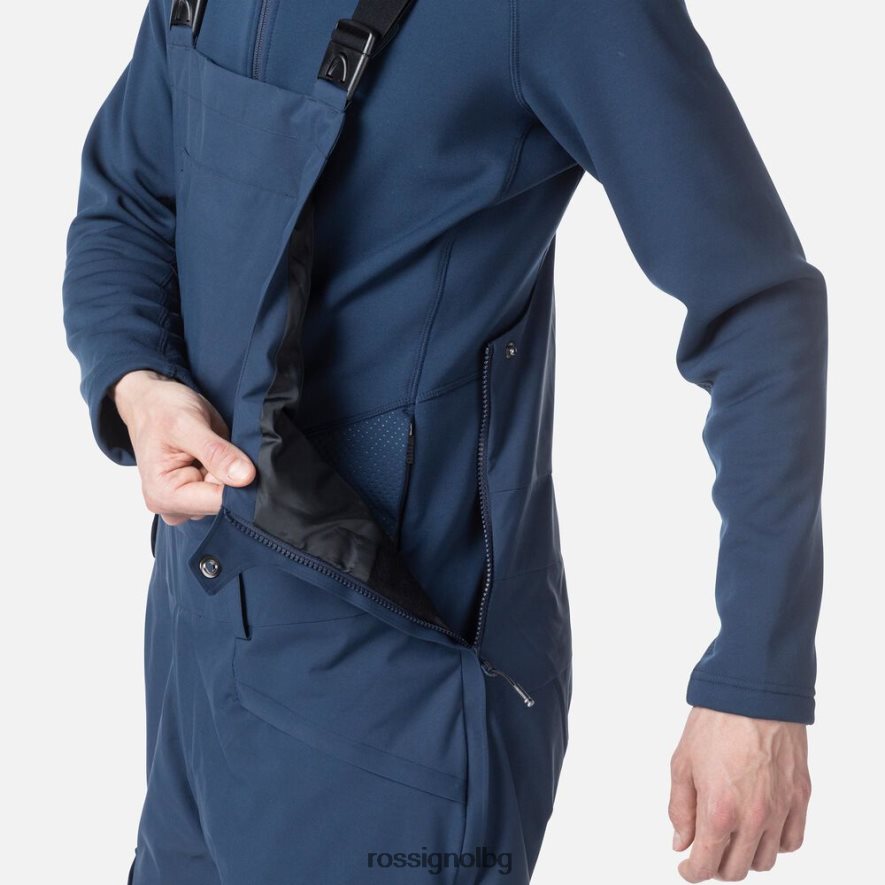 бг Rossignol мъже спокойни панталони с лигавник тъмно синьо 68DD2T363 дъна