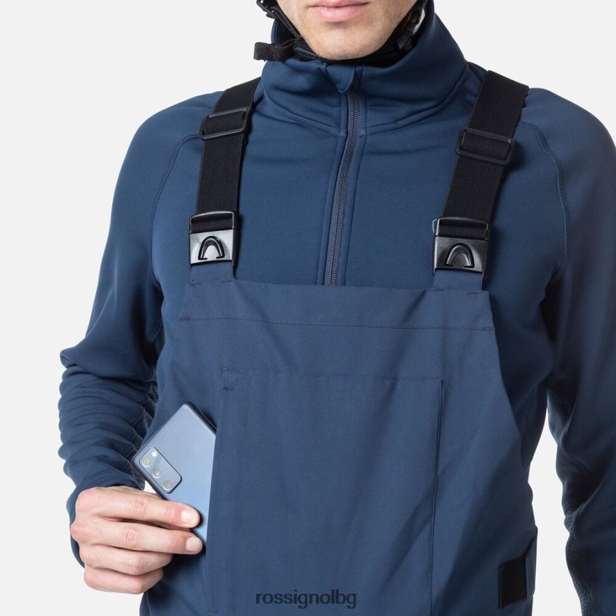 бг Rossignol мъже спокойни панталони с лигавник тъмно синьо 68DD2T363 дъна