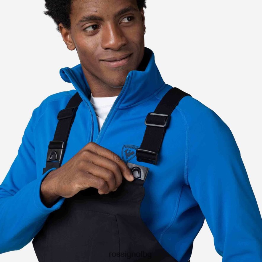 бг Rossignol мъже спокойни панталони с лигавник черен 68DD2T227 дъна