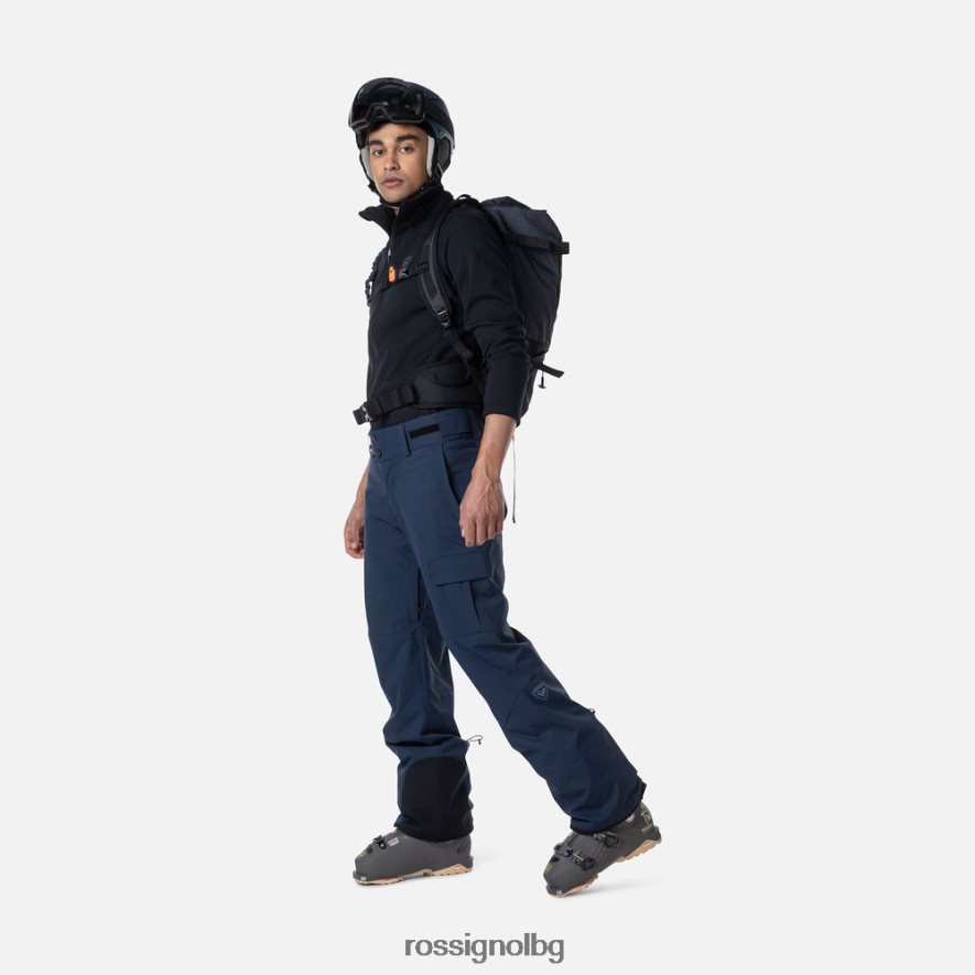 бг Rossignol мъже спокойни ски панталони тъмно синьо 68DD2T447 дъна