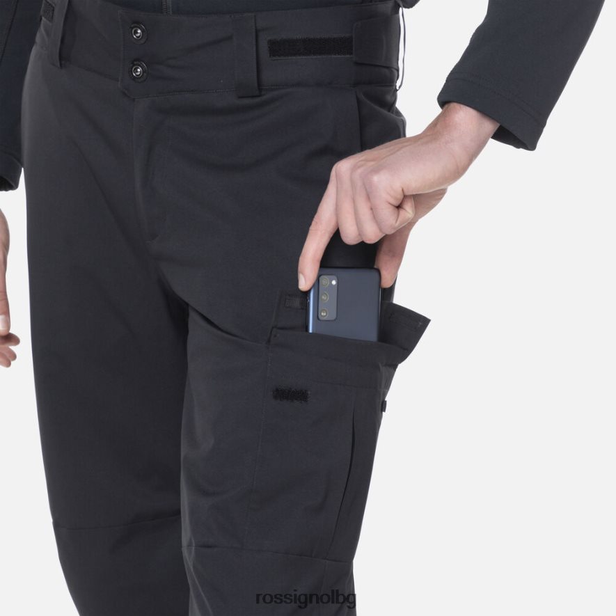 бг Rossignol мъже спокойни ски панталони черен 68DD2T362 дъна