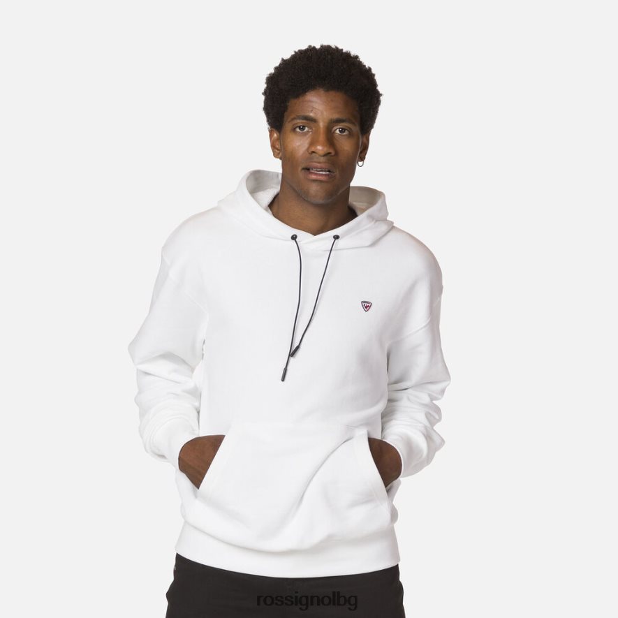 бг Rossignol мъже суичър с качулка бяло 68DD2T493 върхове