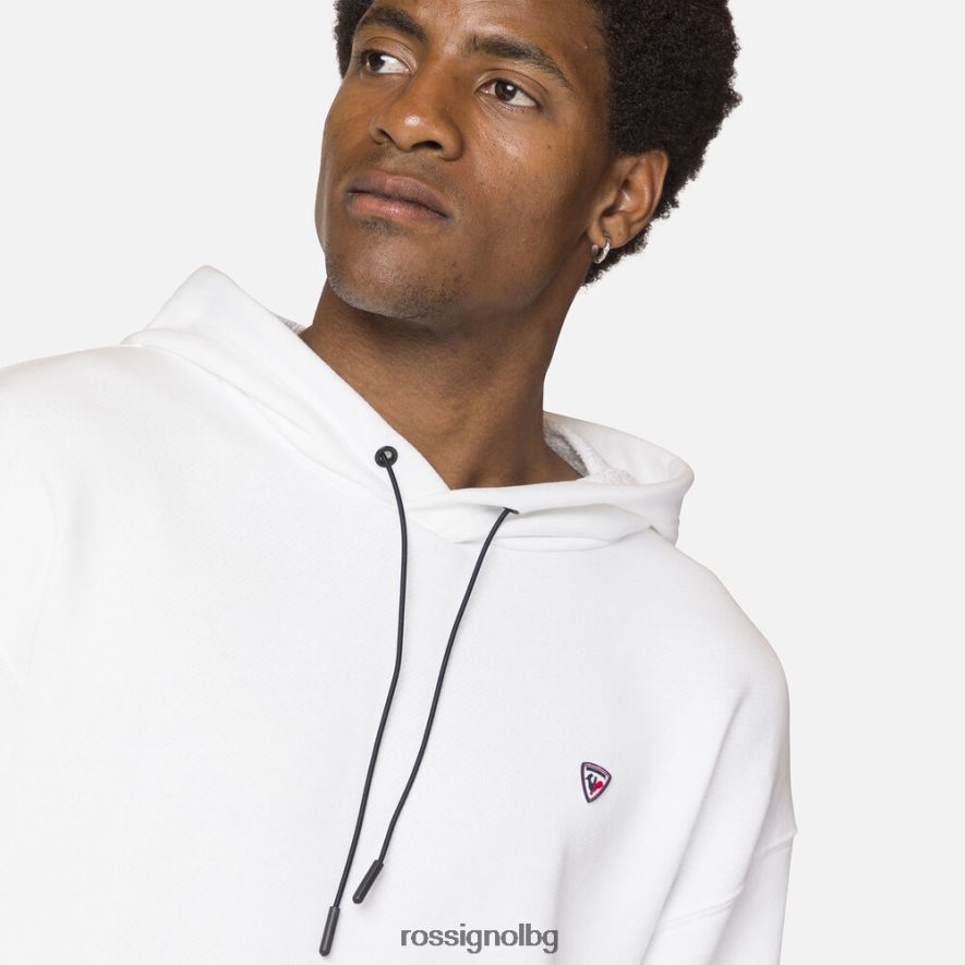 бг Rossignol мъже суичър с качулка бяло 68DD2T493 върхове