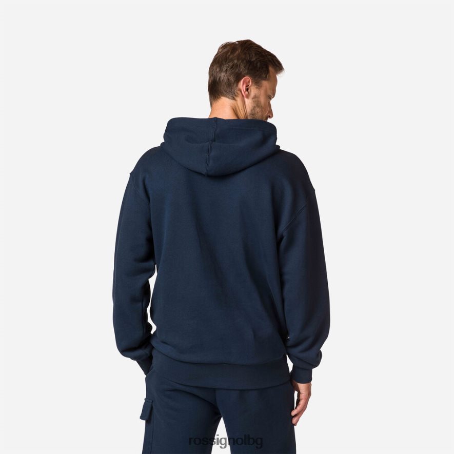 бг Rossignol мъже суичър с качулка тъмно синьо 68DD2T74 върхове