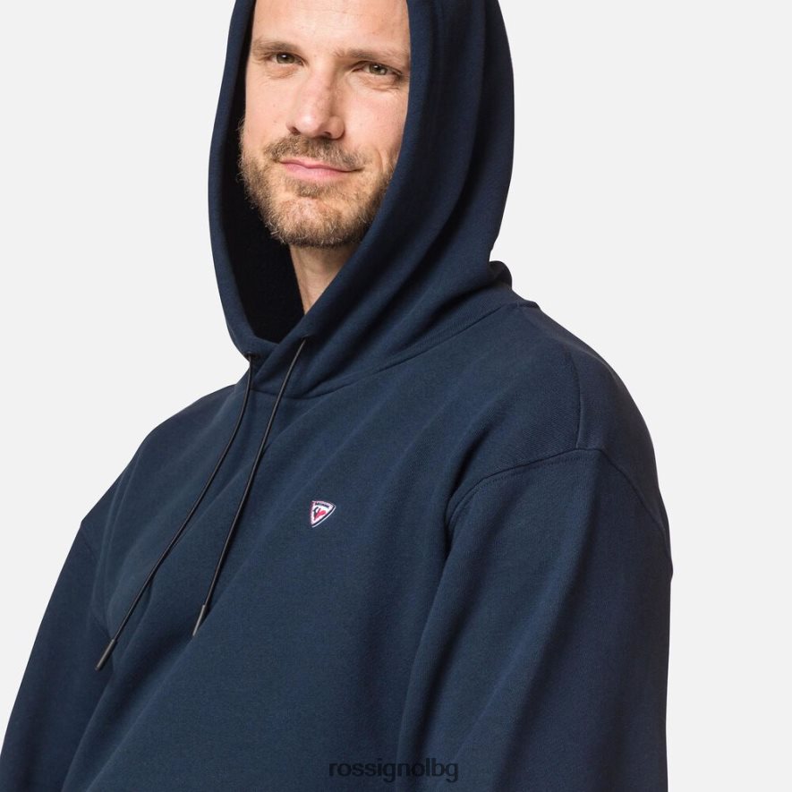 бг Rossignol мъже суичър с качулка тъмно синьо 68DD2T74 върхове
